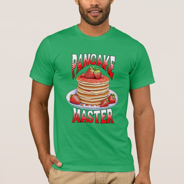 Camiseta Cute Strawberry Pancakes Foodie (Anverso)