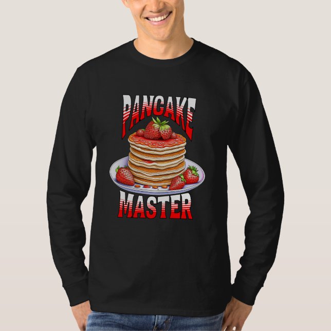 Camiseta Cute Strawberry Pancakes Foodie (Anverso)