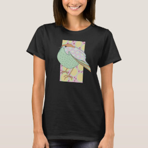 Camiseta Cute Stylish Framed Pastel Songbird