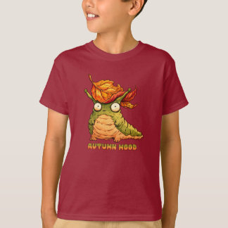 Camiseta Cute Sudadera con Capucha de Babosa de Otoño