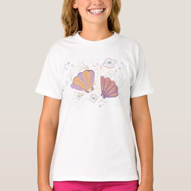 Camiseta  cute summer character (Anverso)