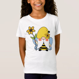 Camiseta Cute Sunflower Bumblebee Gnome T-Shirt