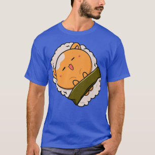 Camiseta Cute Sushi Cat Kawaii Anime Neko Animal Pet Japan 