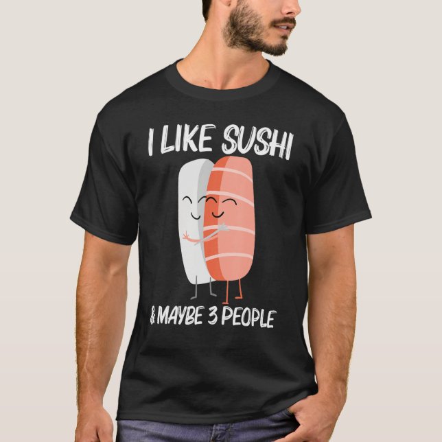 Camiseta Cute Sushi For Men Women Japanese Cuisine Food  1 (Anverso)