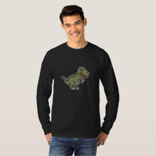 Camiseta Cute T-Rex Dinosaur Sticker – divertido dino de di