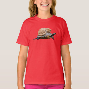Camiseta Cute Tabby Turtle Kids'