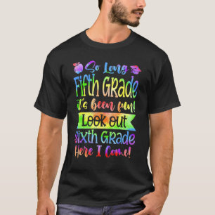 Camiseta Cute Tan Largo Quinto Grado Mira El Sexto Grado Aq