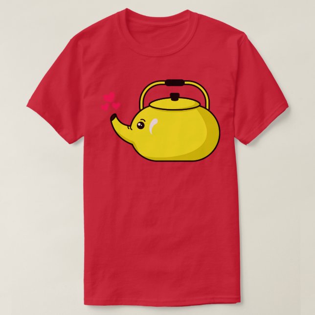 Camiseta Cute Tea Kettle (Diseño del anverso)