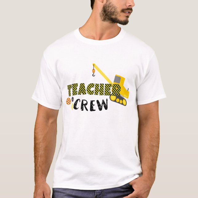 Camiseta Cute Teacher, equipo de construcción de palabras a (Anverso)