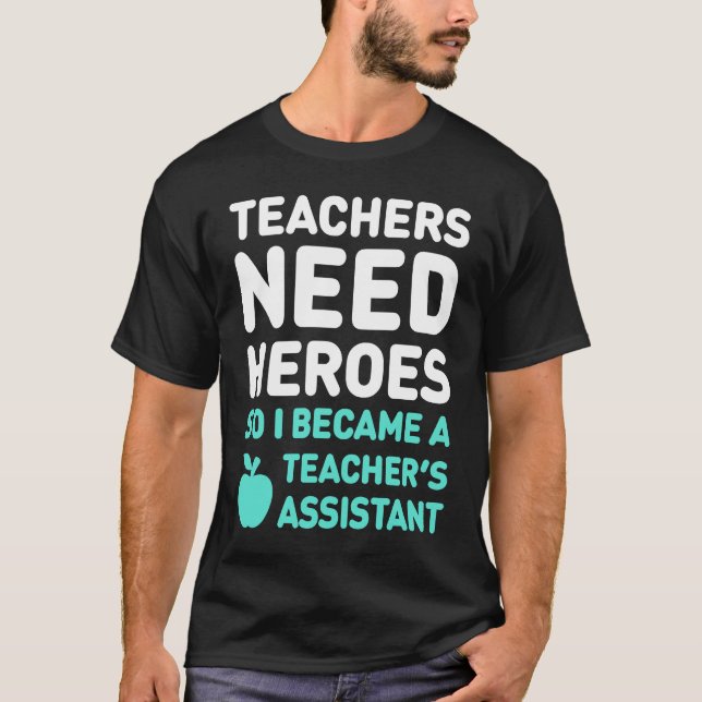 Camiseta Cute Teacher's Assistant  Teaching Assistant (Anverso)