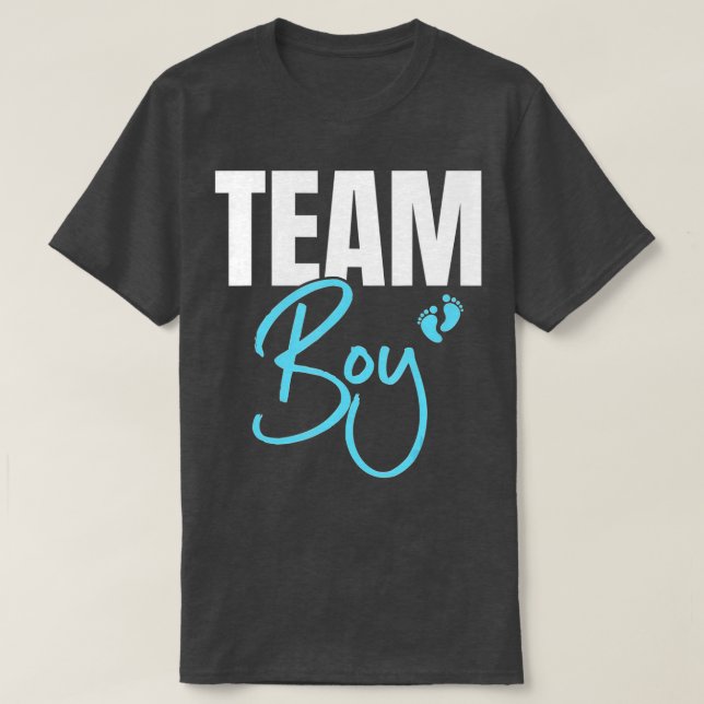 Camiseta Cute Team Boy género revelar fiesta Idea para papá (Diseño del anverso)