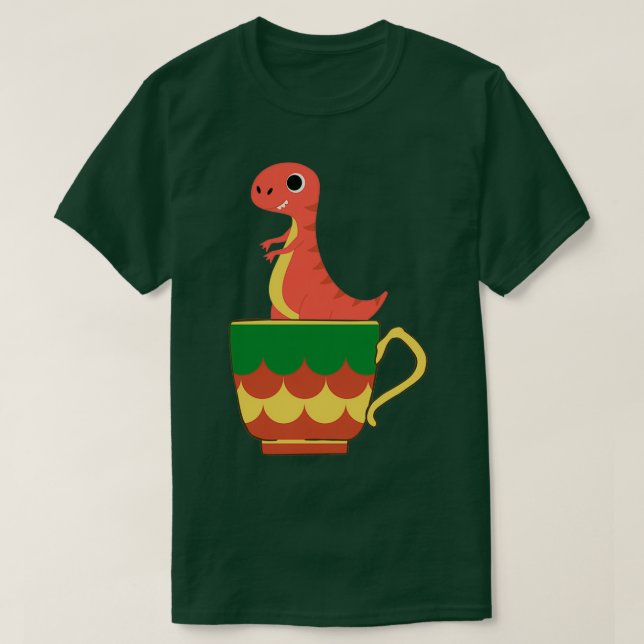Camiseta Cute TeaRex (Diseño del anverso)