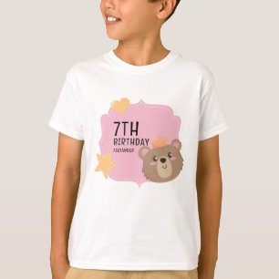 Camiseta Cute Teddy Bear Face Niños Personalizado Beary Cum