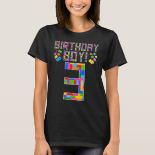 Camiseta Cute tercer cumpleaños niños de 3 años de edad con