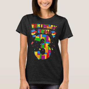 Camiseta Cute tercer cumpleaños niños de 3 años de edad con