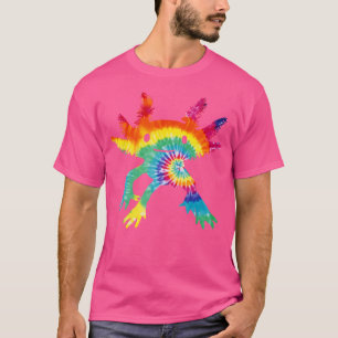 Camiseta Cute Tie-Dye Axolotl Boy Chica Salamander Axolotl
