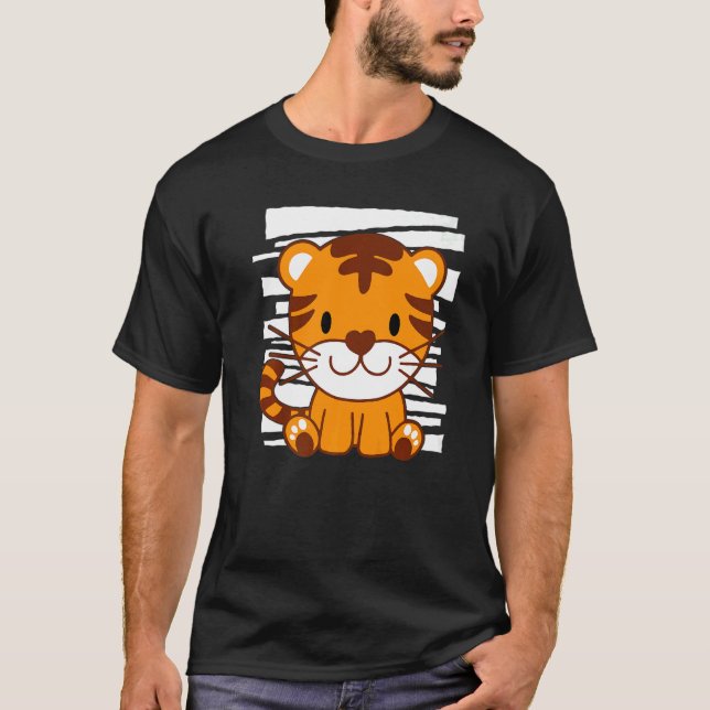 Camiseta Cute Tiger I Baby Tiger I Tiger I Kids Tiger  1 (Anverso)