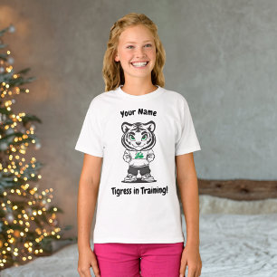 Camiseta Cute Tiger Mascot – Entrenamiento Personalizado pa