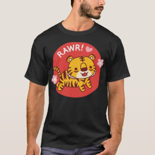 Camiseta Cute Tiger se va a Rawr