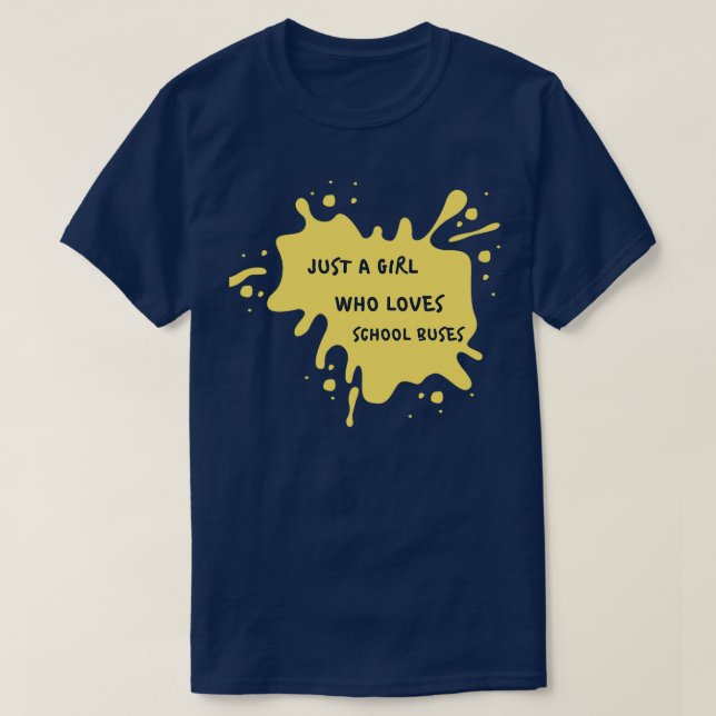 Camiseta Cute tinta amarilla sólo un Chica que ama los auto (Diseño del anverso)
