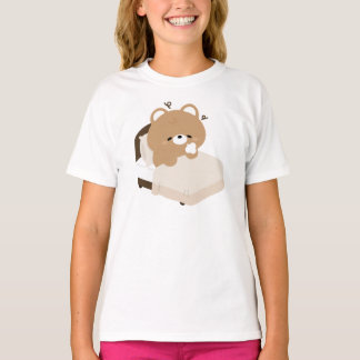 Camiseta Cute Tired Brown Bear