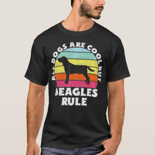 Camiseta Cute Todos Los Perros Son Guay Beagles Rule Beagle