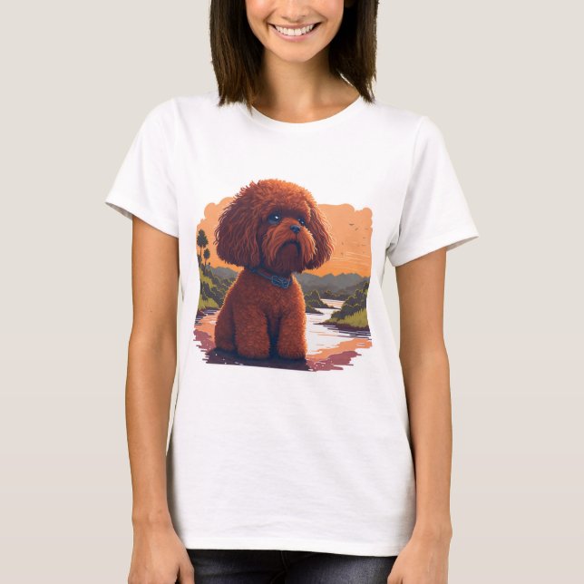 Camiseta Cute Toy Poodle (Anverso)