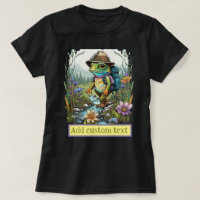 Cute Traveler frog hippie forest, Toad Lovers