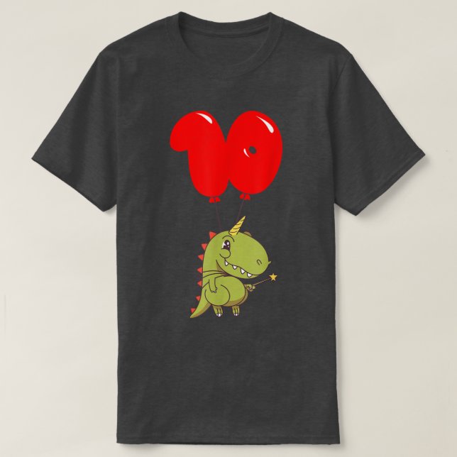 Camiseta Cute TRe Fairy10th BirthdayKids Balloon Fiesta (Diseño del anverso)