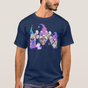 Camiseta Cute tres Unicornios Gnomes Tomtenisse Gnome Lover