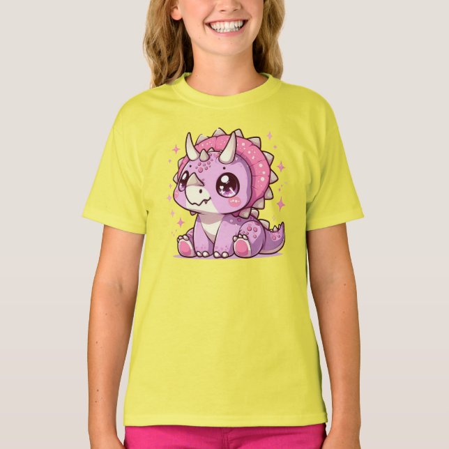 Camiseta Cute Triceratops (Anverso)