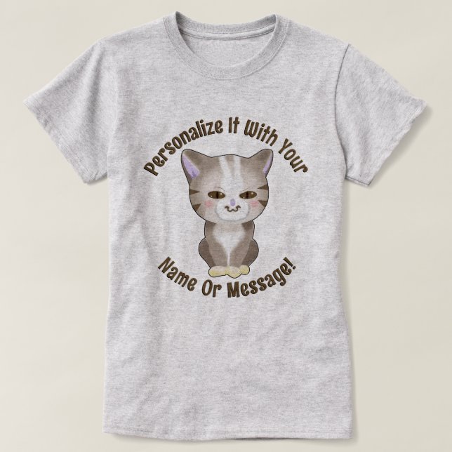 Camiseta Cute Troublemaker Cat (Diseño del anverso)