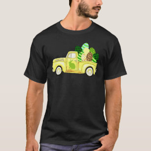 Camiseta Cute Truck Bunny Easter Rabbit Hunt Eggs Happy Eas