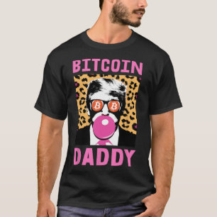 Camiseta Cute Trump Bitcoin Daddy Crypto Finance Money Crew