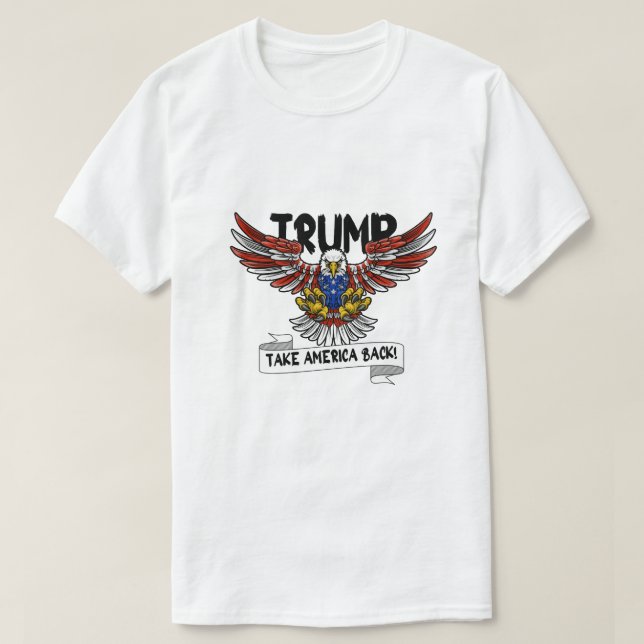 Camiseta Cute Trump take america back  (Diseño del anverso)