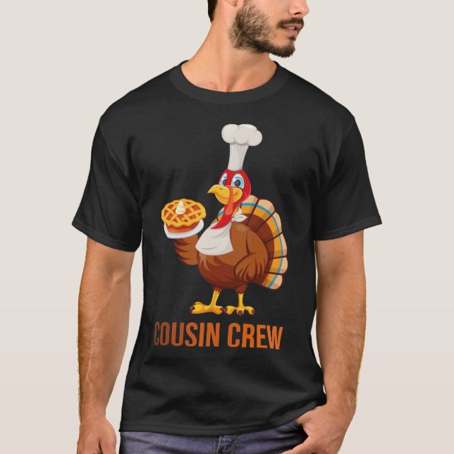 Camiseta Cute Turkey Matching Thanksgiving Family Pajamas   (Anverso)