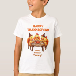 Camiseta Cute Turkeys Feast