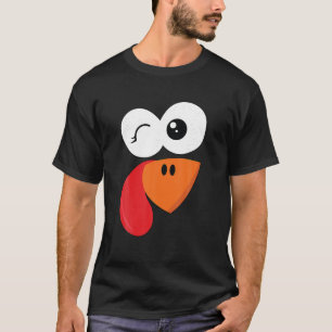Camiseta Cute Turquía enfrenta el traje familiar equivalent