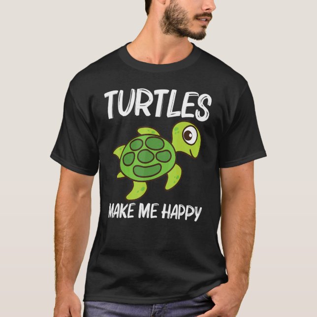 Camiseta Cute Turtle For Men Women Sea Turtle Reptile Anima (Anverso)