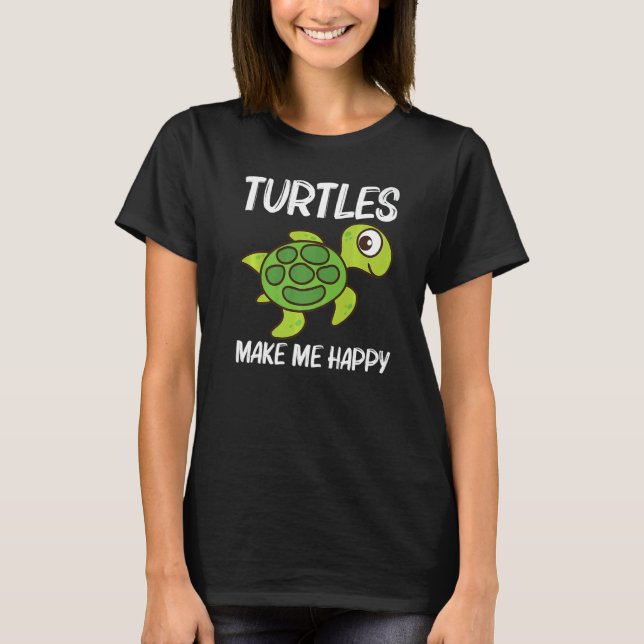 Camiseta Cute Turtle For Men Women Sea Turtle Reptile Anima (Anverso)