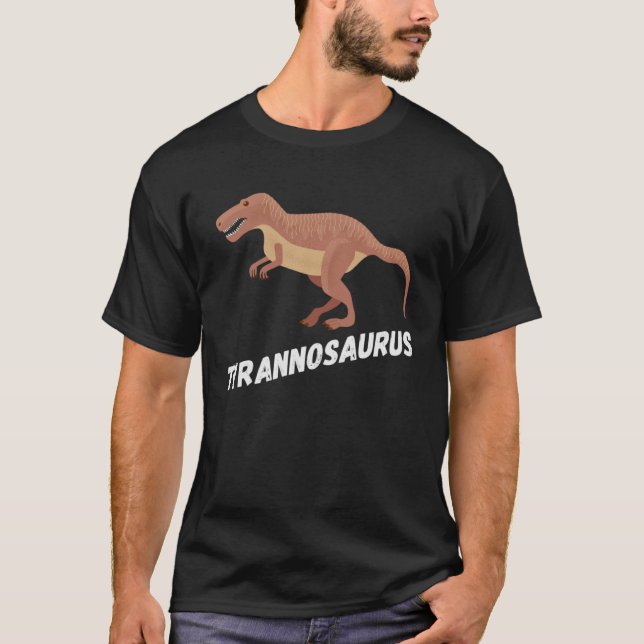 Camiseta Cute Tyrannosaurus Rex Dinosaur (Anverso)