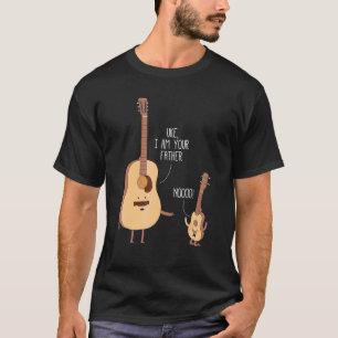 Camiseta Cute Uke Soy Tu Padre Ukulele Guitar Music