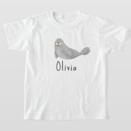 Camiseta Cute Under the Sea Ocean Seal and Name