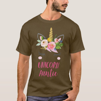 Camiseta Cute Unicorn Aunt Shirt Boho Aunt Unicorn Gift