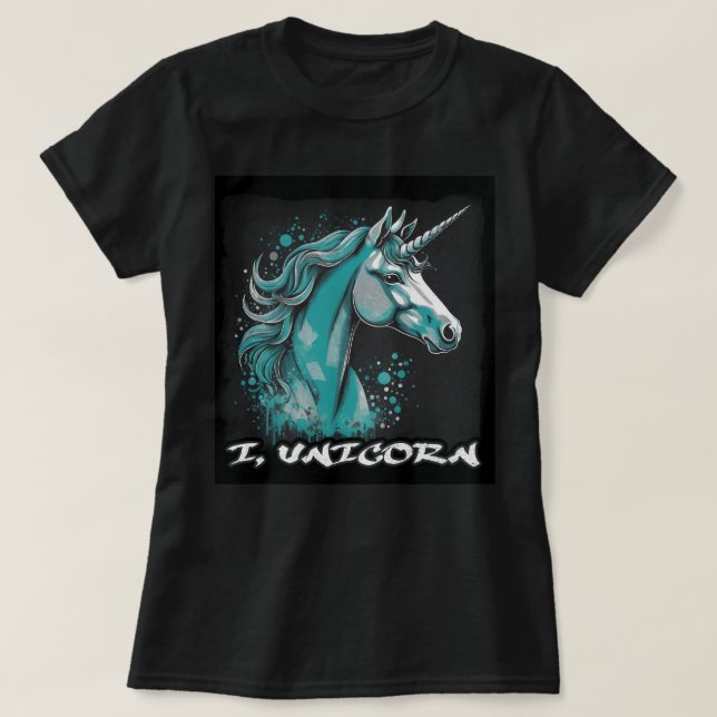 Camiseta Cute Unicorn Design – Women's T-Shirt (Diseño del anverso)