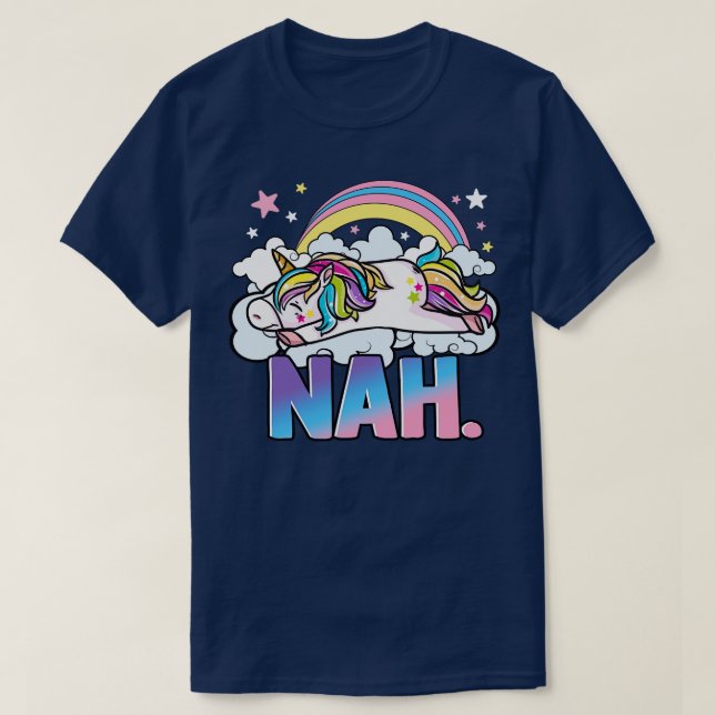 Camiseta Cute Unicorn Nah (Diseño del anverso)