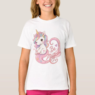 Camiseta Cute Unicorn Sé Mágica