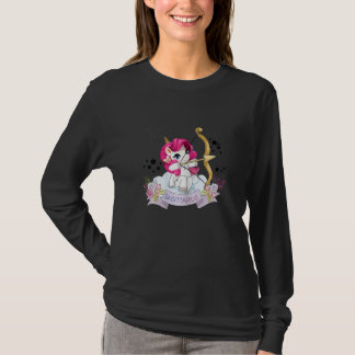 Camiseta Cute Unicorn Zodiac Sagittarius Horoscope  Women G