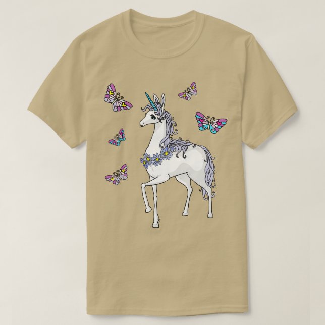 Camiseta Cute unicornio (Diseño del anverso)