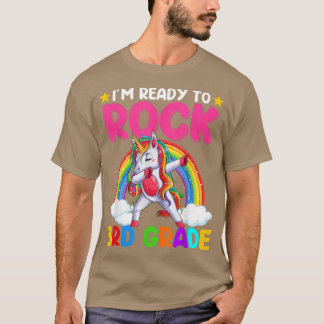 Camiseta Cute Unicornio 3 De Vuelta A La Escuela Listo Para